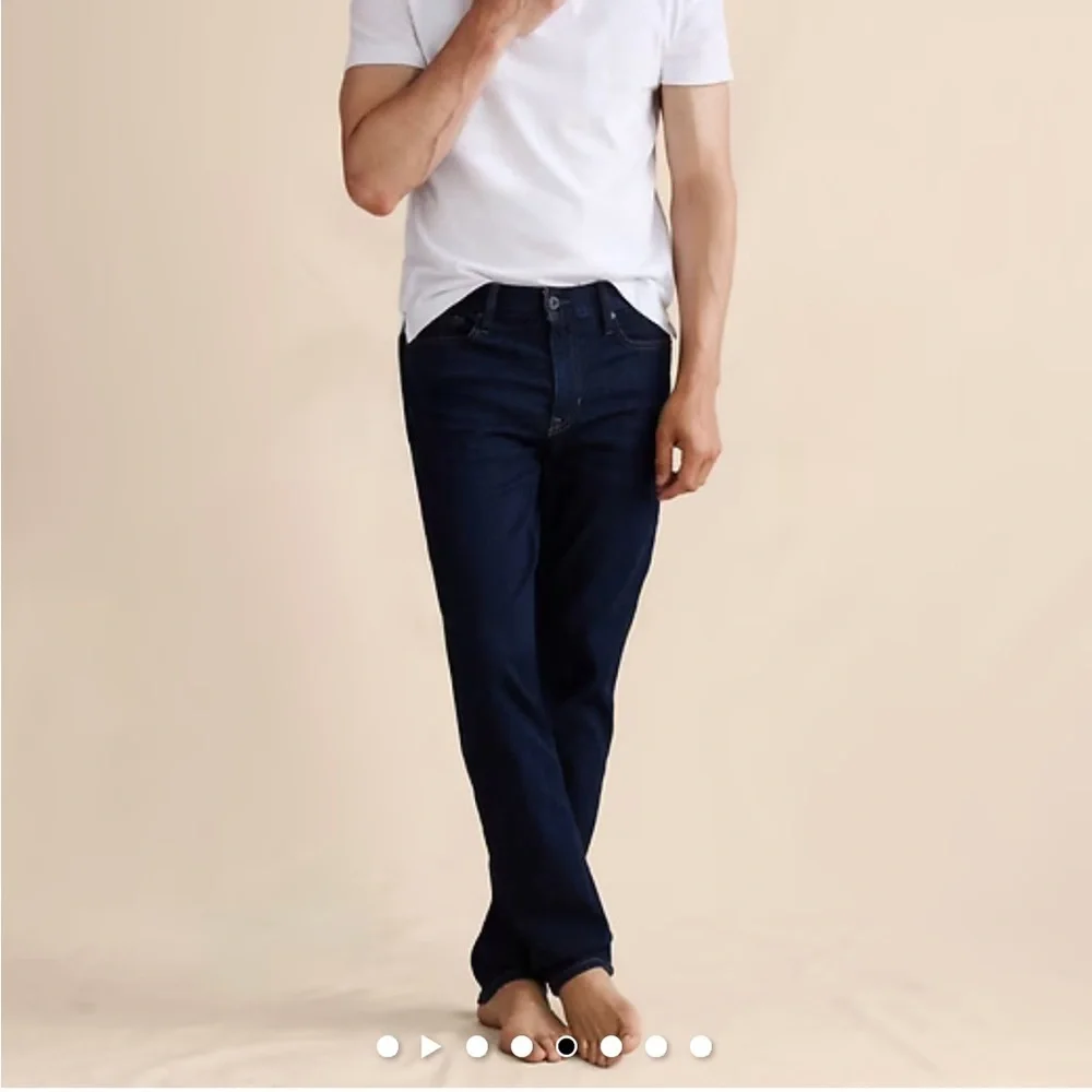 Banana Republic Men's Deep Indigo Straight slim jeans